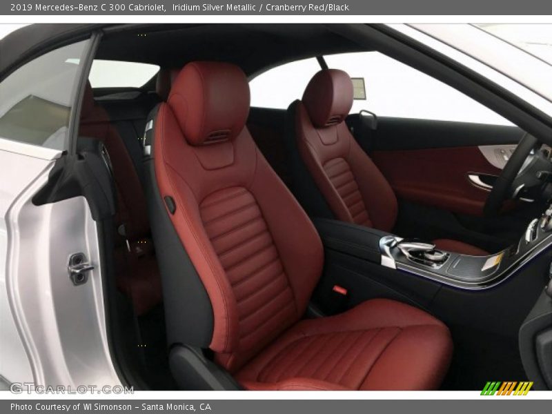 Iridium Silver Metallic / Cranberry Red/Black 2019 Mercedes-Benz C 300 Cabriolet