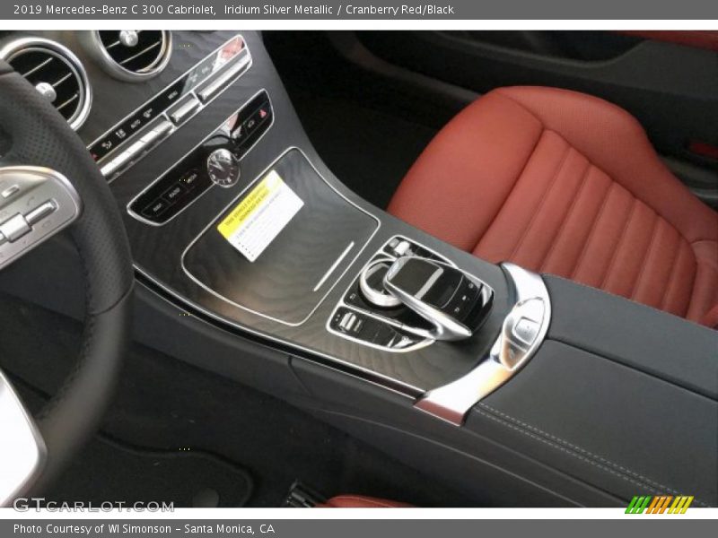 Iridium Silver Metallic / Cranberry Red/Black 2019 Mercedes-Benz C 300 Cabriolet