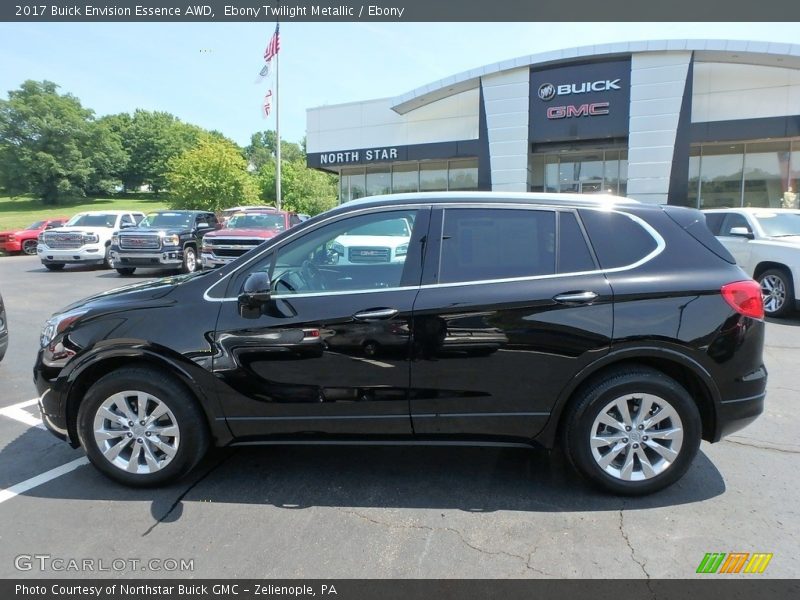 Ebony Twilight Metallic / Ebony 2017 Buick Envision Essence AWD