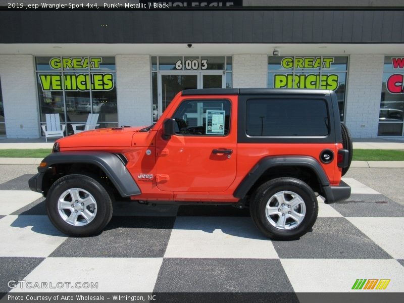 Punk'n Metallic / Black 2019 Jeep Wrangler Sport 4x4