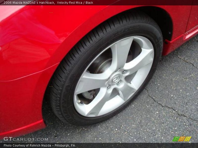 Velocity Red Mica / Black 2006 Mazda MAZDA3 s Hatchback