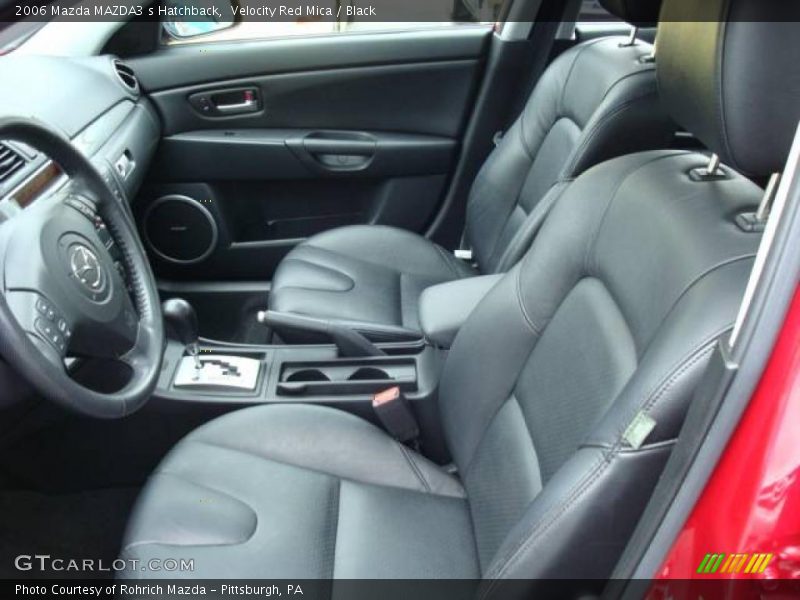 Velocity Red Mica / Black 2006 Mazda MAZDA3 s Hatchback