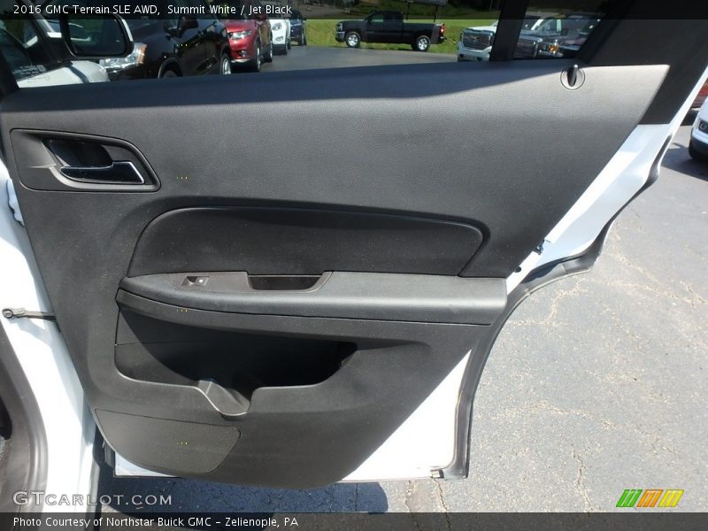 Summit White / Jet Black 2016 GMC Terrain SLE AWD