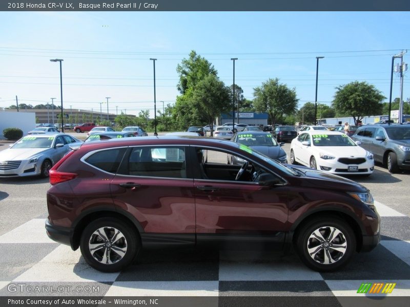 Basque Red Pearl II / Gray 2018 Honda CR-V LX