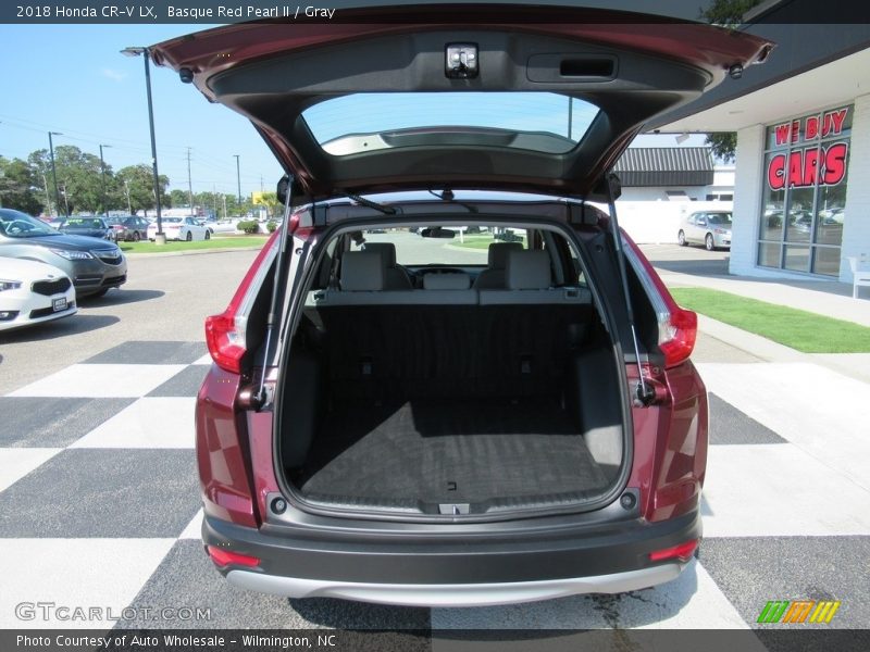 Basque Red Pearl II / Gray 2018 Honda CR-V LX