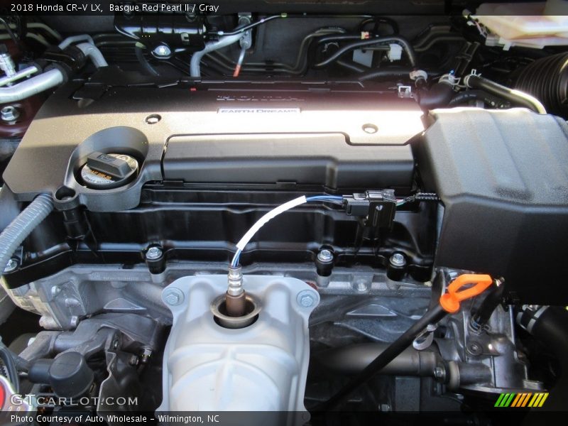 Basque Red Pearl II / Gray 2018 Honda CR-V LX