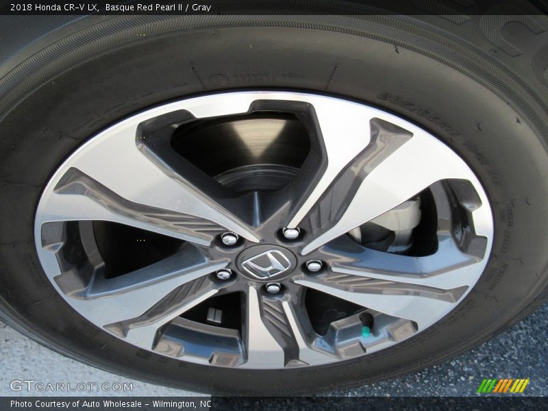 Basque Red Pearl II / Gray 2018 Honda CR-V LX