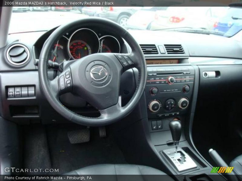 Velocity Red Mica / Black 2006 Mazda MAZDA3 s Hatchback