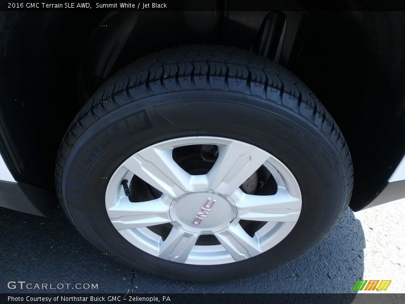 Summit White / Jet Black 2016 GMC Terrain SLE AWD