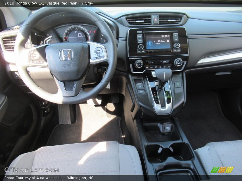 Basque Red Pearl II / Gray 2018 Honda CR-V LX