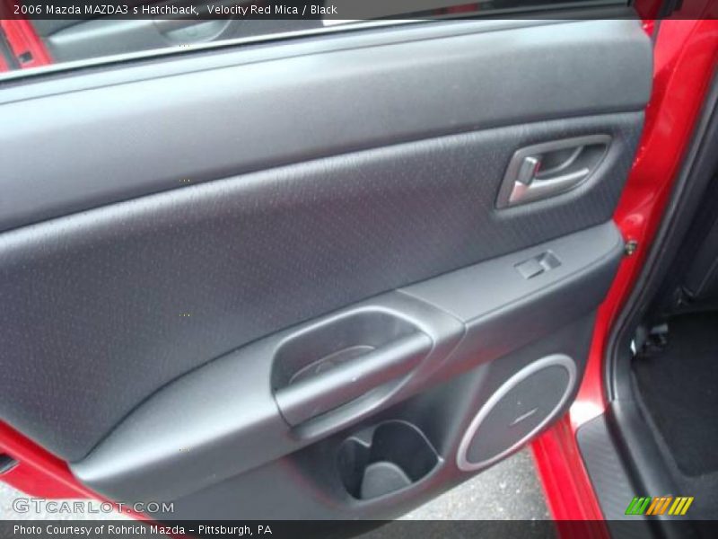 Velocity Red Mica / Black 2006 Mazda MAZDA3 s Hatchback