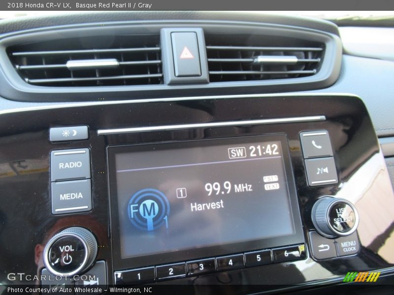 Basque Red Pearl II / Gray 2018 Honda CR-V LX