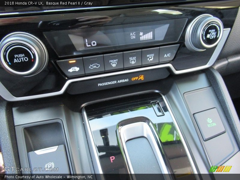 Basque Red Pearl II / Gray 2018 Honda CR-V LX