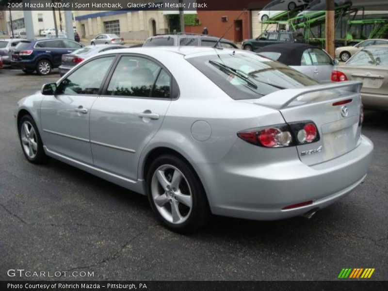 Glacier Silver Metallic / Black 2006 Mazda MAZDA6 i Sport Hatchback
