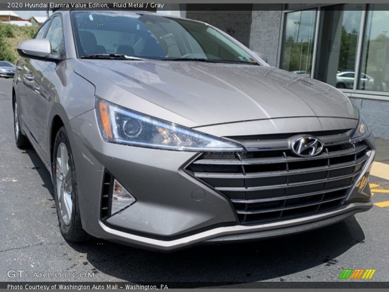 Fluid Metal / Gray 2020 Hyundai Elantra Value Edition