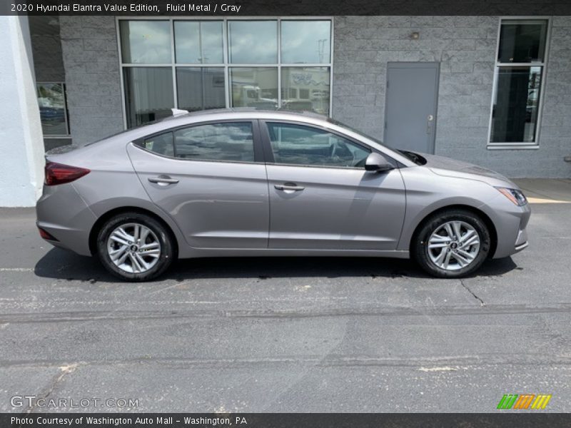 Fluid Metal / Gray 2020 Hyundai Elantra Value Edition