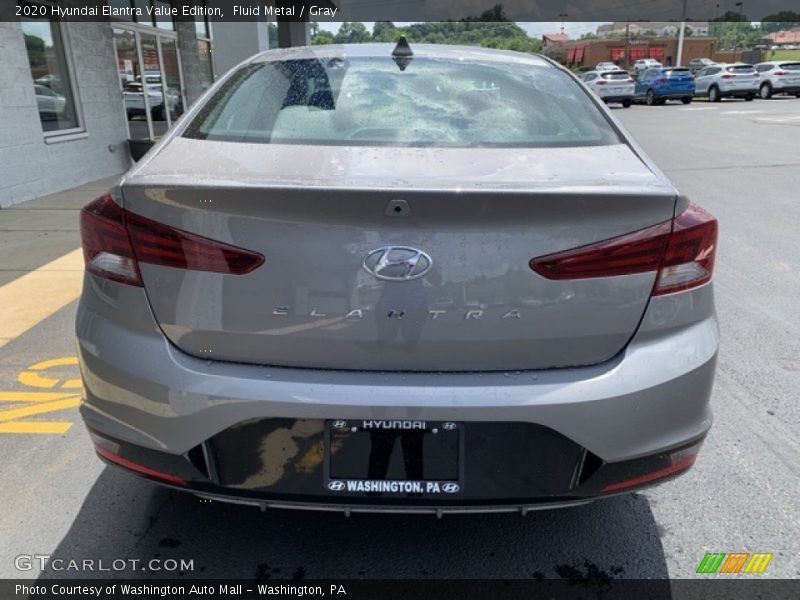 Fluid Metal / Gray 2020 Hyundai Elantra Value Edition