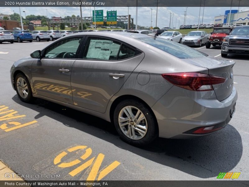 Fluid Metal / Gray 2020 Hyundai Elantra Value Edition