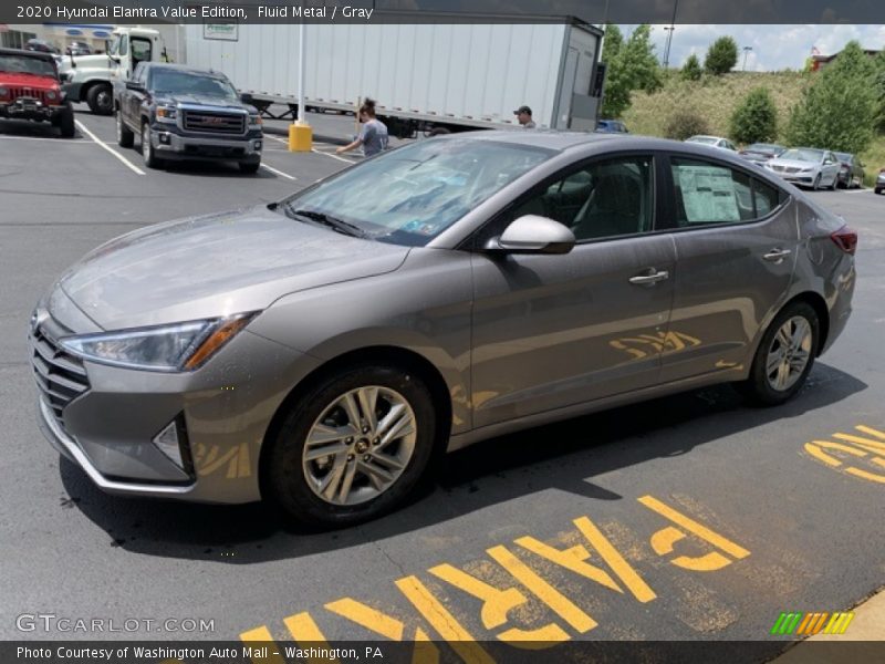 Fluid Metal / Gray 2020 Hyundai Elantra Value Edition