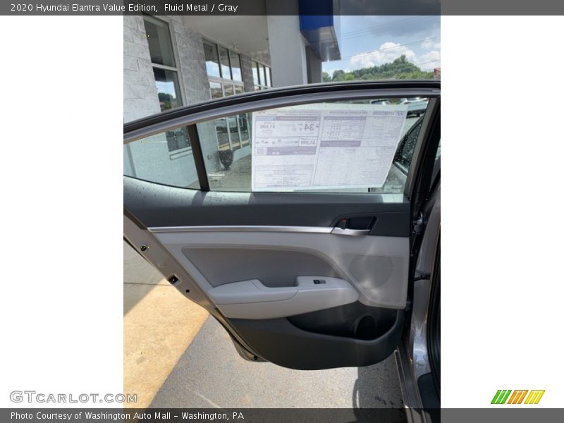 Fluid Metal / Gray 2020 Hyundai Elantra Value Edition