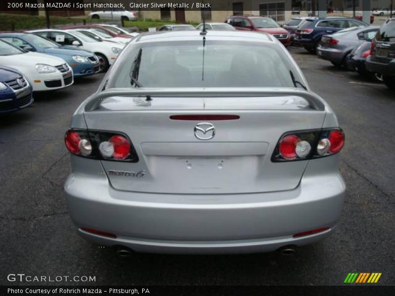 Glacier Silver Metallic / Black 2006 Mazda MAZDA6 i Sport Hatchback