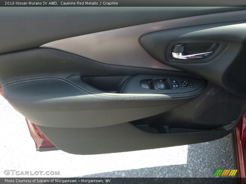 Cayenne Red Metallic / Graphite 2019 Nissan Murano SV AWD