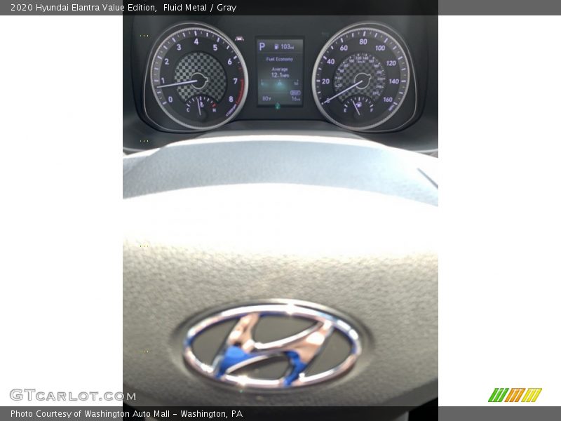Fluid Metal / Gray 2020 Hyundai Elantra Value Edition