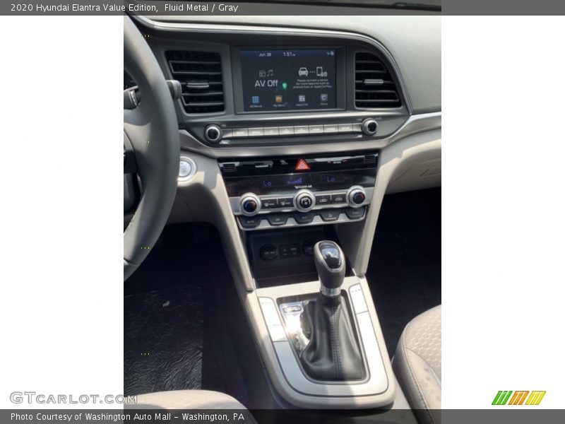 Fluid Metal / Gray 2020 Hyundai Elantra Value Edition