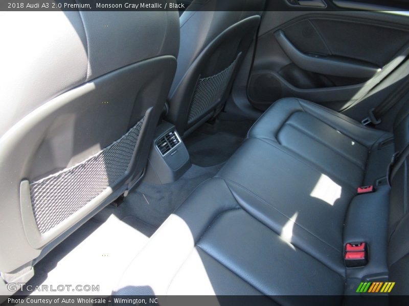 Monsoon Gray Metallic / Black 2018 Audi A3 2.0 Premium