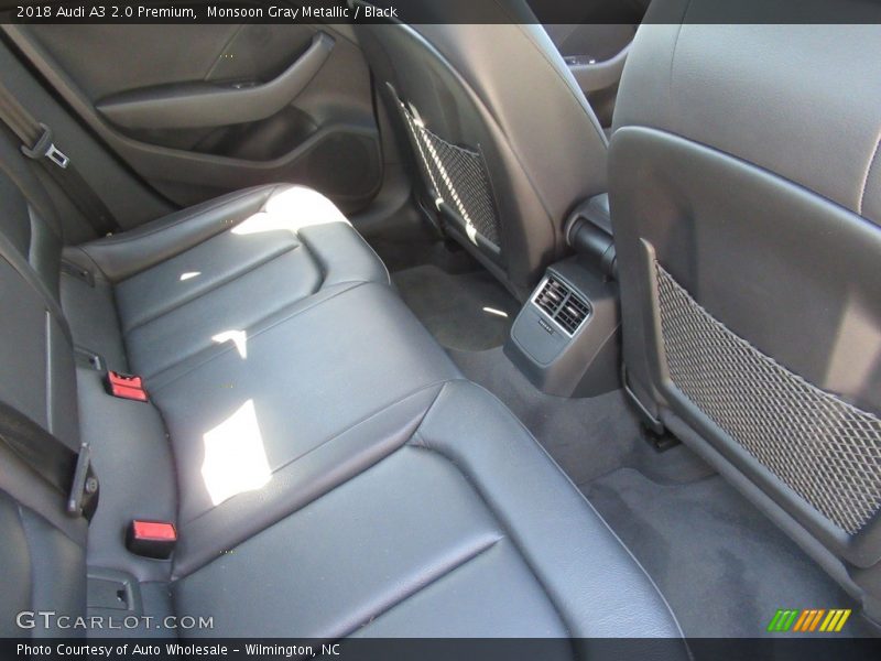 Monsoon Gray Metallic / Black 2018 Audi A3 2.0 Premium