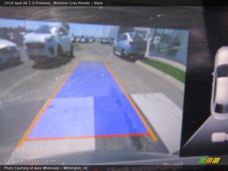 Monsoon Gray Metallic / Black 2018 Audi A3 2.0 Premium
