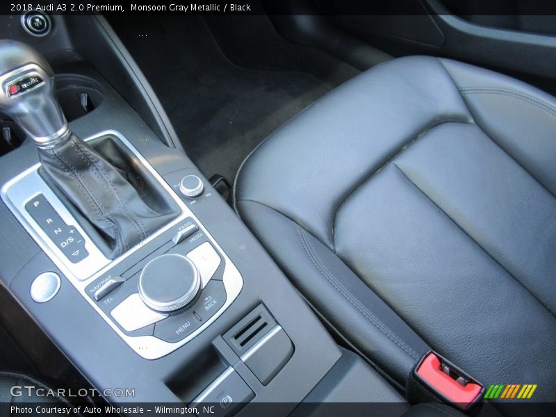 Monsoon Gray Metallic / Black 2018 Audi A3 2.0 Premium