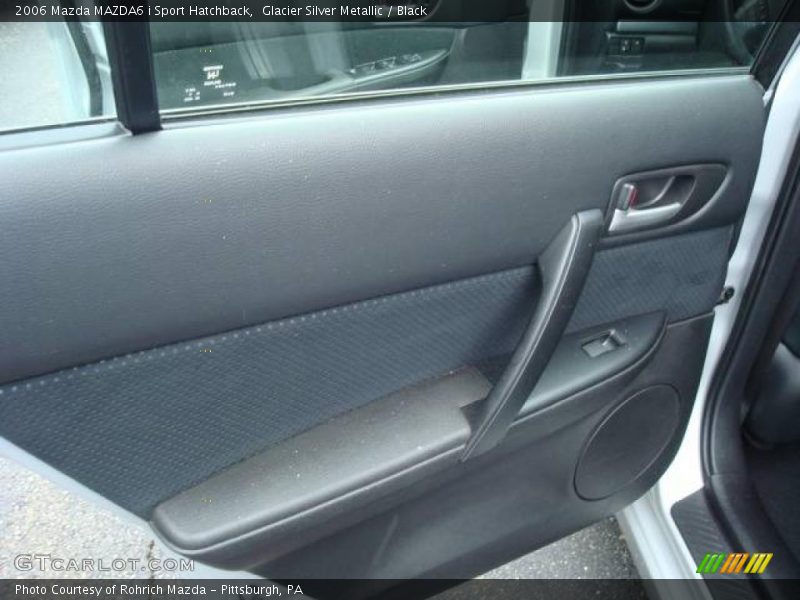 Glacier Silver Metallic / Black 2006 Mazda MAZDA6 i Sport Hatchback