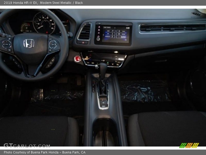 Modern Steel Metallic / Black 2019 Honda HR-V EX