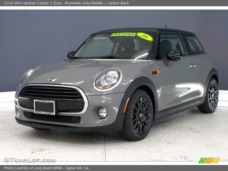Moonwalk Gray Metallic / Carbon Black 2016 Mini Hardtop Cooper 2 Door