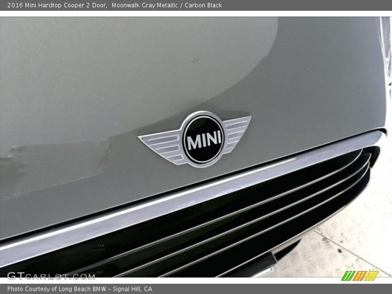 Moonwalk Gray Metallic / Carbon Black 2016 Mini Hardtop Cooper 2 Door