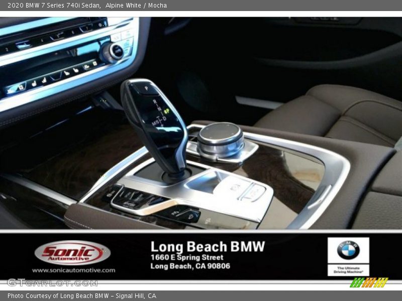 Alpine White / Mocha 2020 BMW 7 Series 740i Sedan