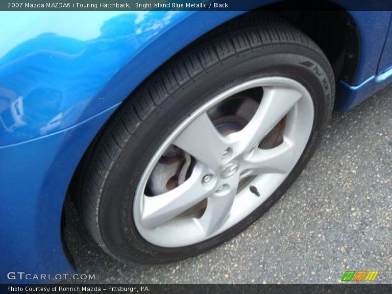 Bright Island Blue Metallic / Black 2007 Mazda MAZDA6 i Touring Hatchback