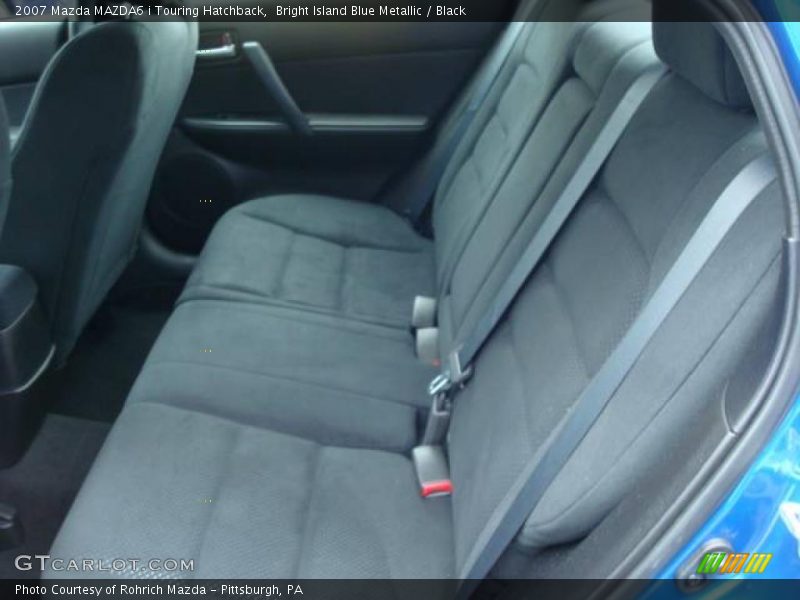 Bright Island Blue Metallic / Black 2007 Mazda MAZDA6 i Touring Hatchback