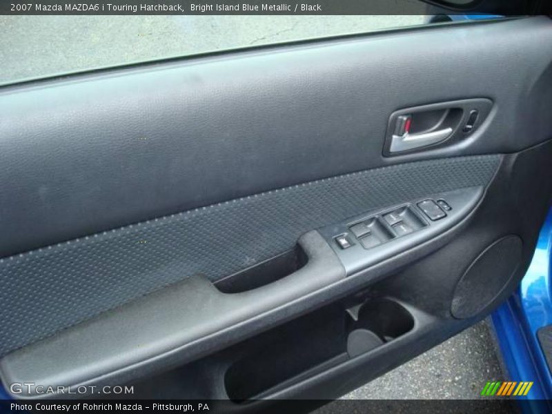Bright Island Blue Metallic / Black 2007 Mazda MAZDA6 i Touring Hatchback