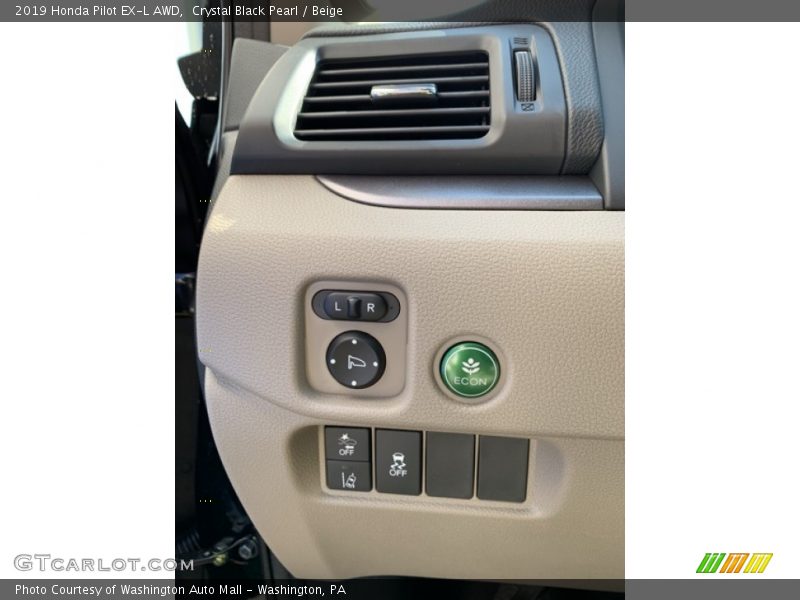 Crystal Black Pearl / Beige 2019 Honda Pilot EX-L AWD
