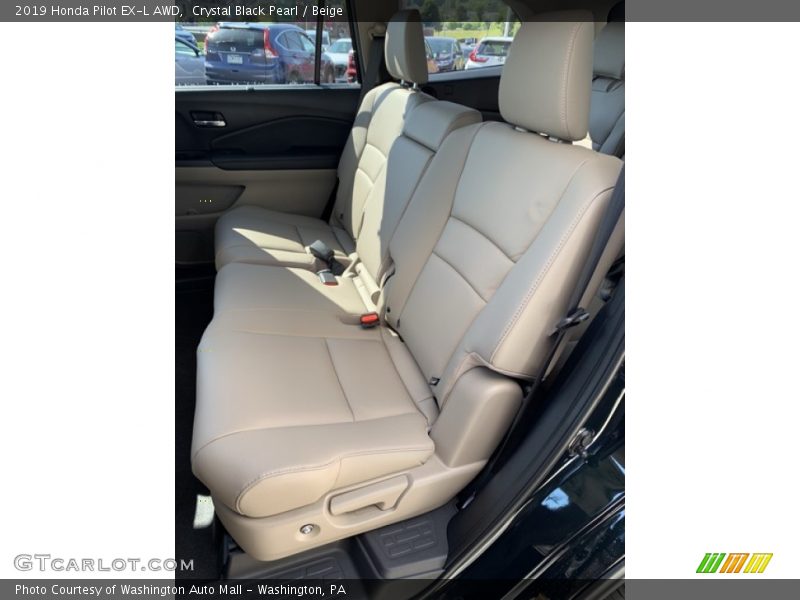 Crystal Black Pearl / Beige 2019 Honda Pilot EX-L AWD