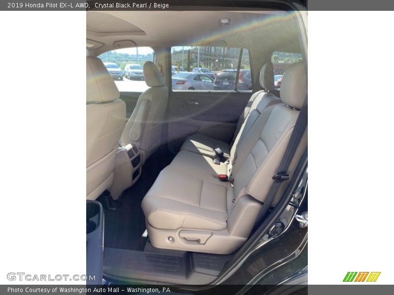 Crystal Black Pearl / Beige 2019 Honda Pilot EX-L AWD