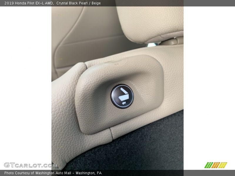 Crystal Black Pearl / Beige 2019 Honda Pilot EX-L AWD