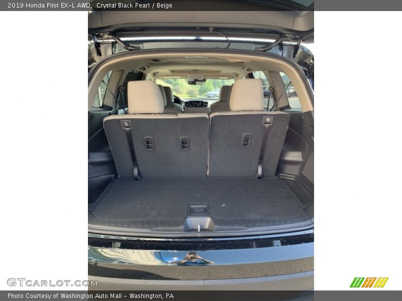 Crystal Black Pearl / Beige 2019 Honda Pilot EX-L AWD