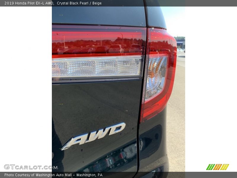 Crystal Black Pearl / Beige 2019 Honda Pilot EX-L AWD
