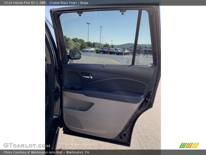Crystal Black Pearl / Beige 2019 Honda Pilot EX-L AWD