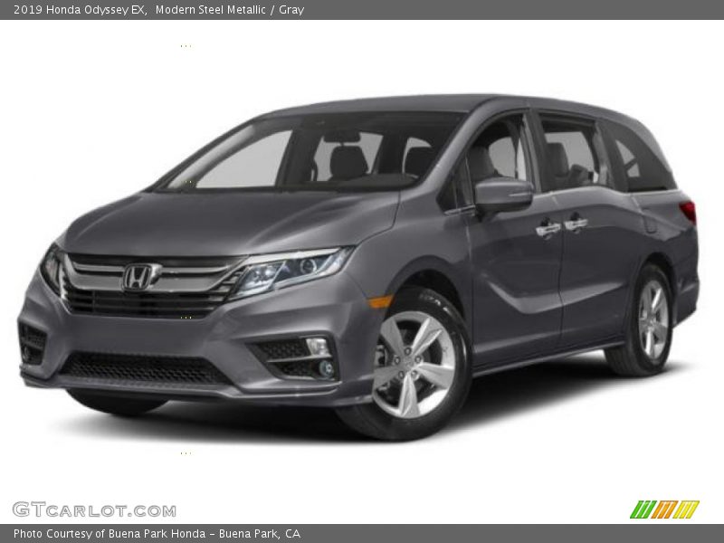 Modern Steel Metallic / Gray 2019 Honda Odyssey EX