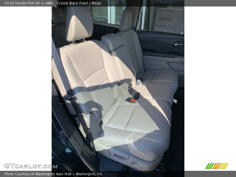 Crystal Black Pearl / Beige 2019 Honda Pilot EX-L AWD