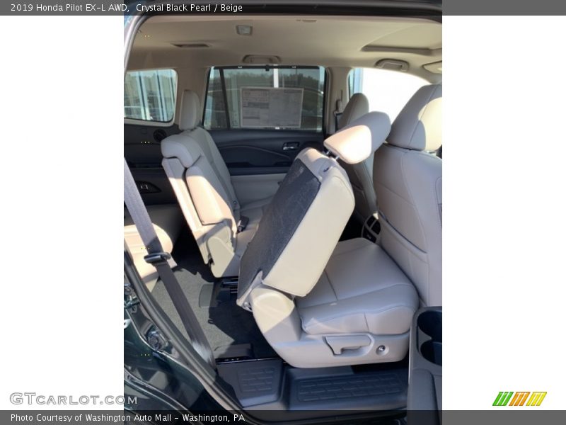 Crystal Black Pearl / Beige 2019 Honda Pilot EX-L AWD